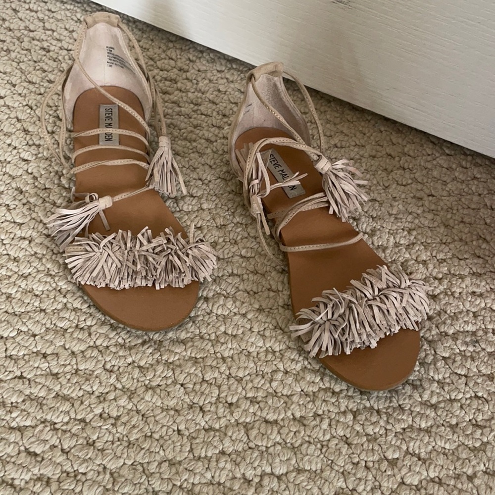 Steve Madden lace up sandals